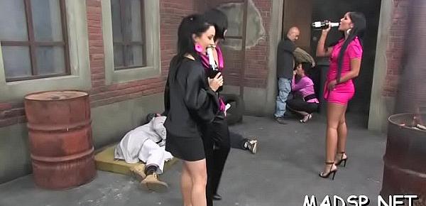  Just sexy girls and boys having a blast of a sex party